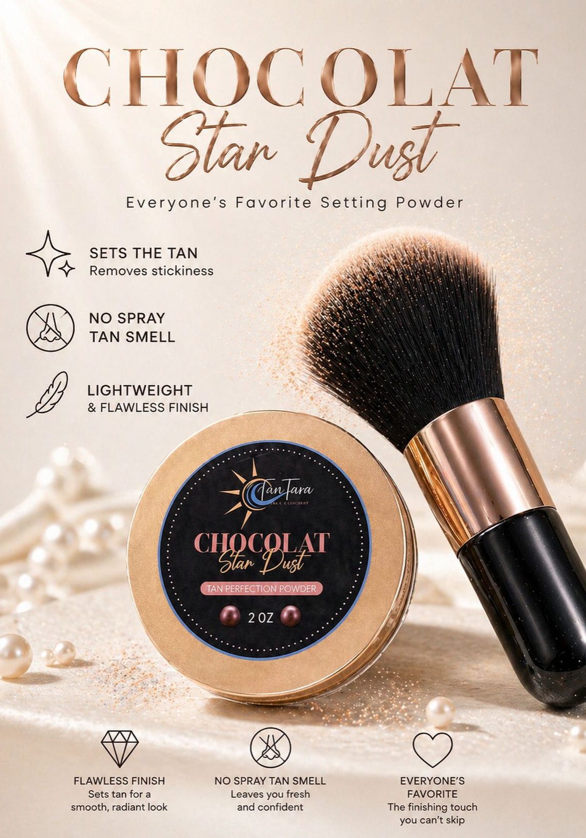 Chocolat Star Dust wBody Brush